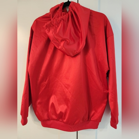 Adidas Trefoil Satin Hoodie - Picture 3 of 4